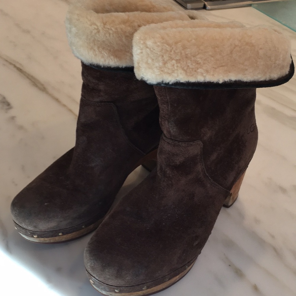 UGG suede booties